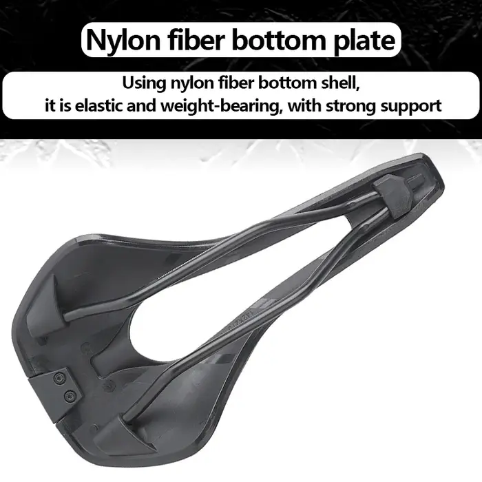 Selle de vélo en cuir HASSNS 145 mm