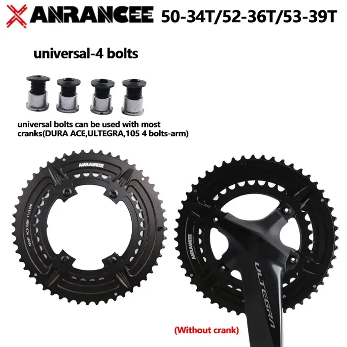 Anrancee plateau vélo de route manivelle