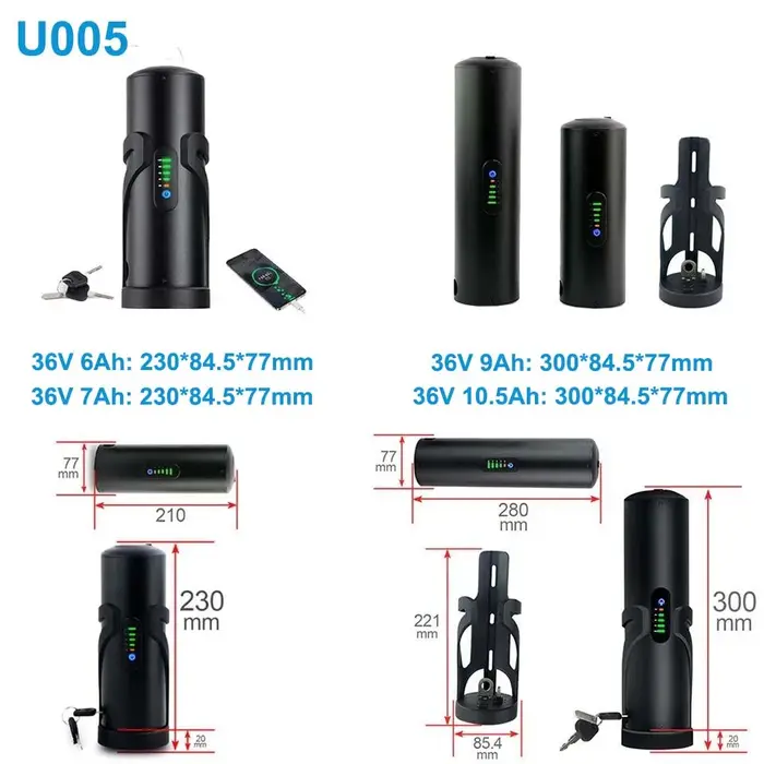San-yo-Batterie pour moteur de vélo électrique