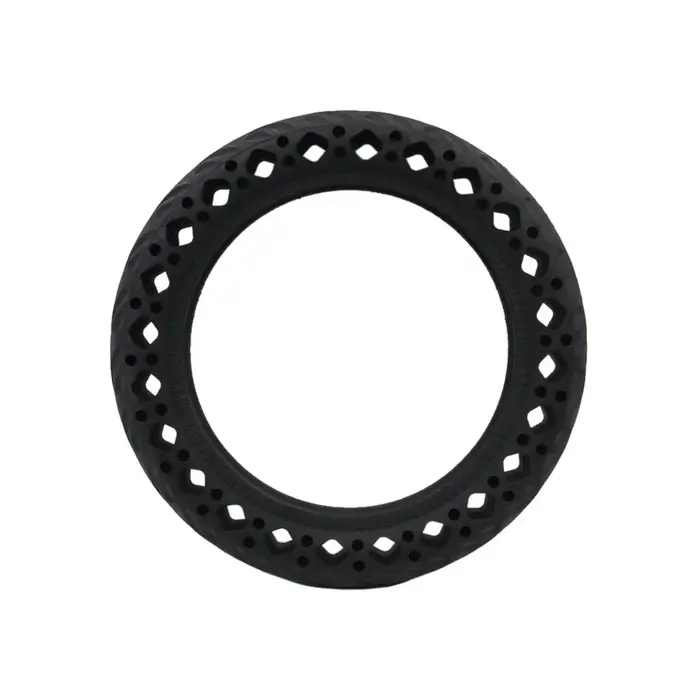 Pneu de 8.5 pouces pour Scooter électrique, amortisseur en nid d'abeille, rouge, caoutchouc solide D