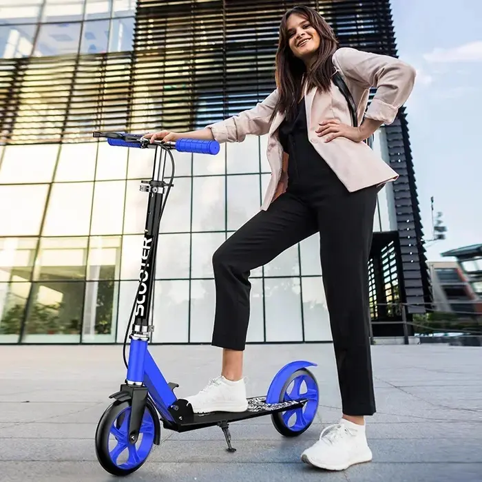 Scooter de ville à deux roues pour adultes et enfants