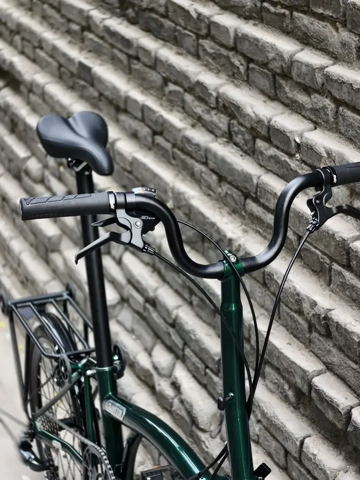CRANSTON R20 Vélo de ville pliable 20 pouces 9 vitesses avec guidon M
