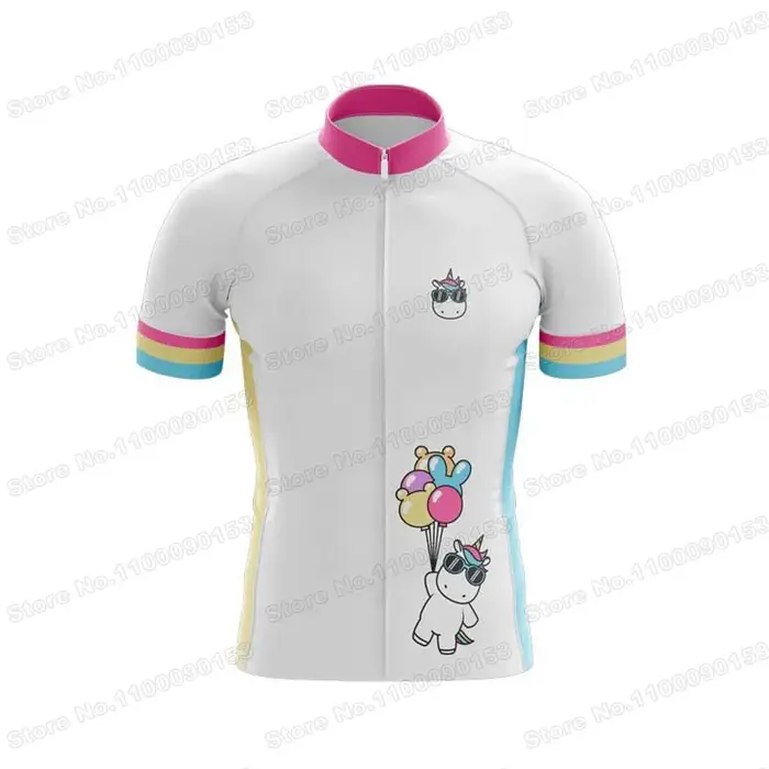 Maillot de Cyclisme Licorne populaire 2026,Vêtements de Cyclisme Bandes dessinées amusantes,Costume 
