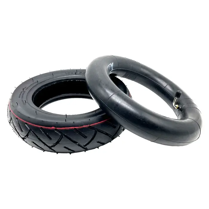 Chambre à air extérieure de pneu pneumatique de 10 pouces 10x2.50 pour pièces de rechange de roue avant et arrière de Scooter électrique