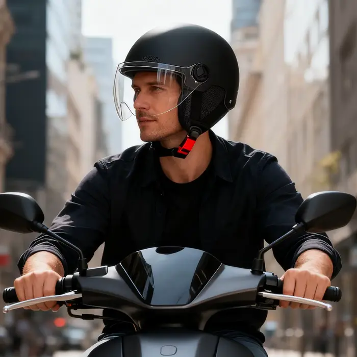 Casque de vélo électrique avec protection auditive