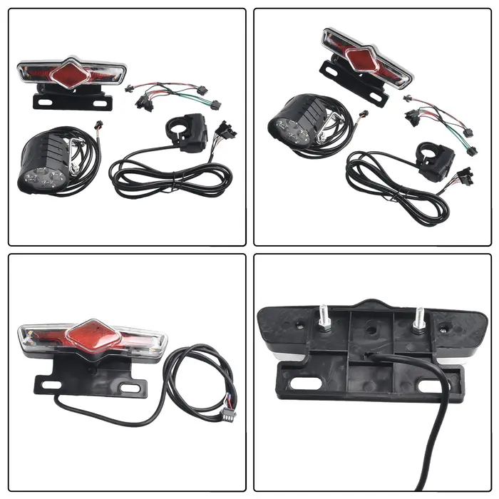 Feu arrière de vélo électrique 36V-60V