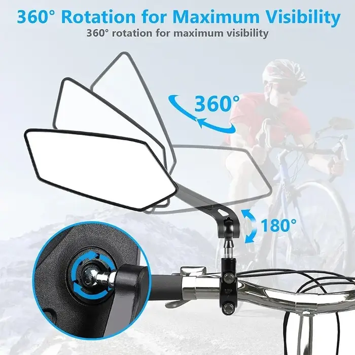 Rétroviseur de vélo, clair
