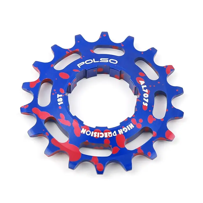 POLSO BCR01 pignon de course BMX en alliage d'aluminium 16T 18T Cog pièces de vélo à vitesse unique