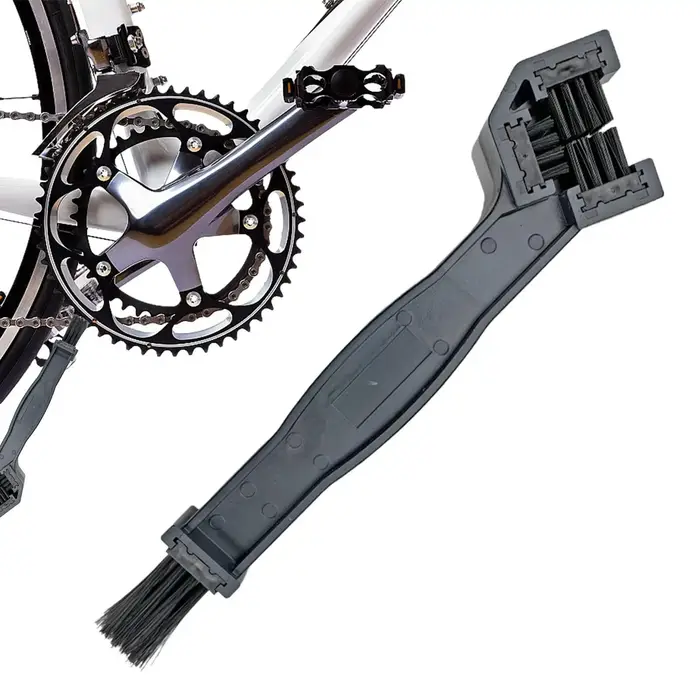 Brosse de nettoyage de chaîne de moto, brosse de nettoyage de chaîne de vélo, brosse de nettoyage de chaîne simple et pratique pour moto et vélo