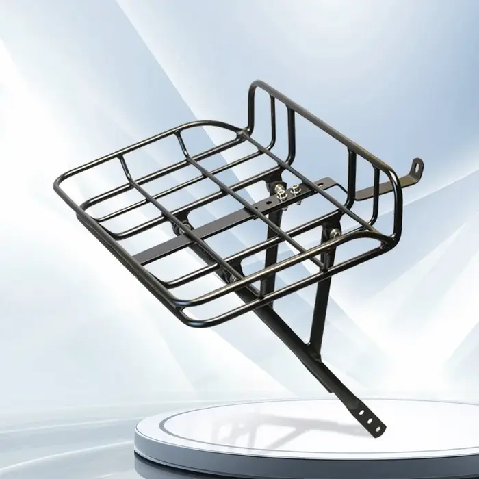 Panier porte-vélo avant en alliage d'aluminium anodisé pour vélos de gravel et de banlieue, taille 3