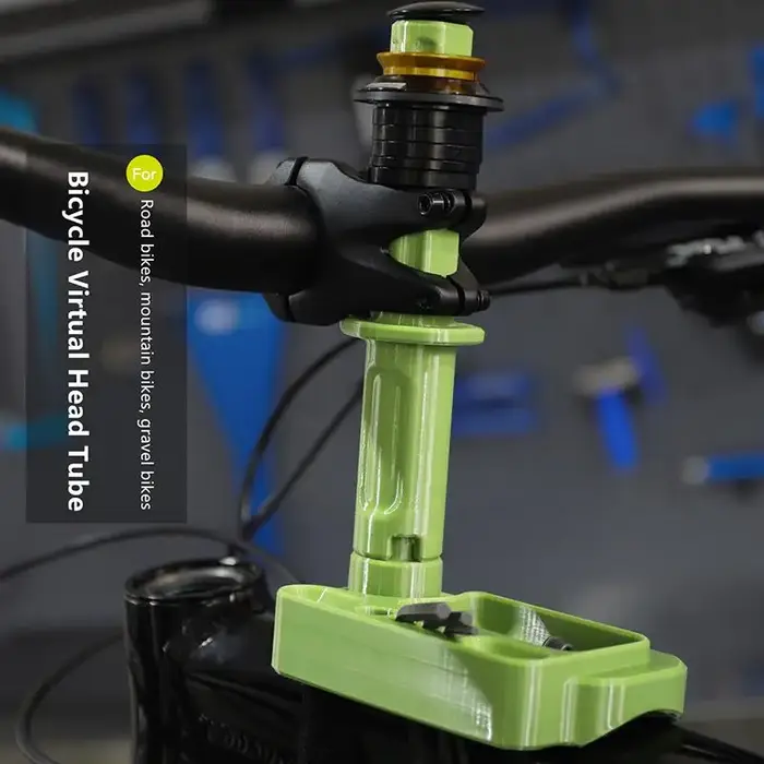 Tige de direction virtuelle de 1 1/8 pouce pour vélo de route et de gravier