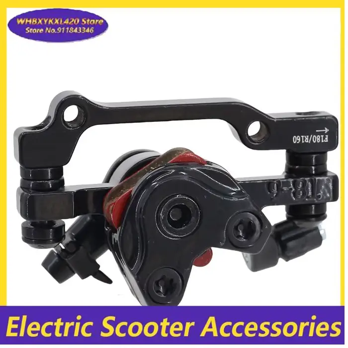 Frein à disque pour trottinette avec étriers mécaniques élégants, adapté à la modification d'accessoires de trottinette électrique