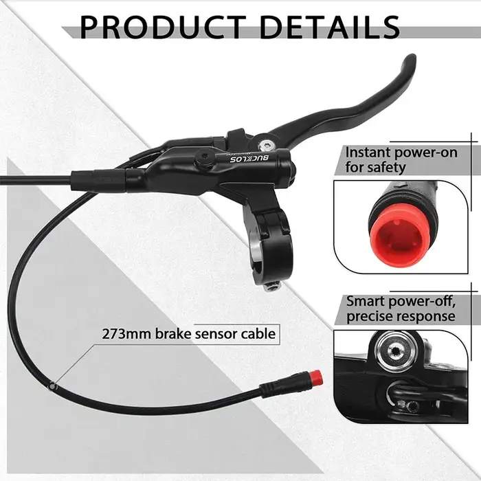 BUCKLOS vélo hydraulique frein à disque ensemble 2 pistons pression d'huile vtt