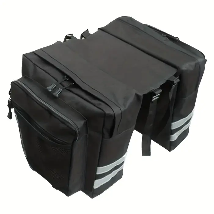 Grand sac de porte-bagages pour vélo, sacoche de selle, sac à bandoulière, sacoche double latérale p