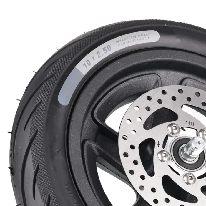 Ensemble de roue avant d'origine pour Scooter électrique Ninebot F2 F2pro F2plus 10 pouces 10*2.5, p