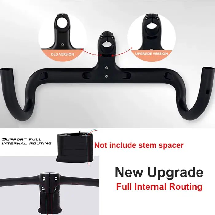 RXL SL guidon en carbone intégré OD2 28.6/31.8mm barre de poignée de vélo de route routage interne g