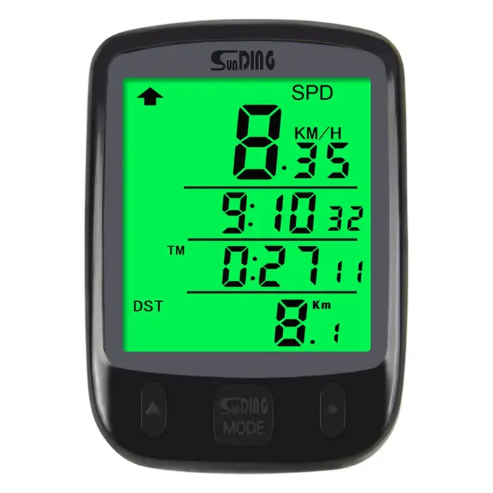 Ordinateur de cyclisme étanche, odomètre de vélo, affichage numérique LCD, filaire, vitesse, Test de