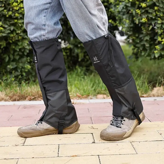 Ensemble de guêtres de trekking professionnelles – Conception coupe-vent et anti-boue pour chasseurs/climants