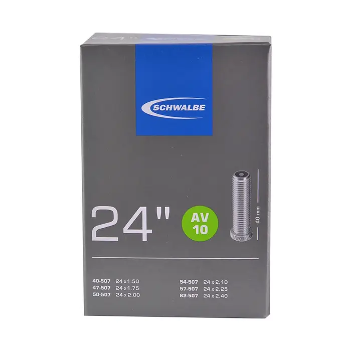 Schwalbe SV9 SV9C SV9A AV10 SV10 24 pouces Tubes de vélo 24 ''chaise de roue de route ultralégère TUBE intérieur SV/AV