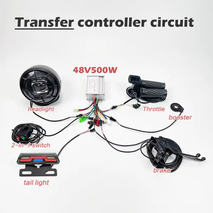 Super73 véhicule électrique 48V 400W500W550W1000W contrôleur ensemble complet de modification de cir