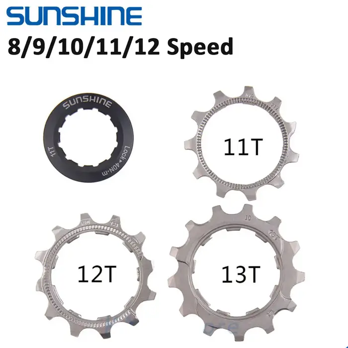 Cassette de vélo Cog vtt vélo 8V 9V 10V 11V 12 vitesses 11T 12T 13T vélo de route étoile remplacemen