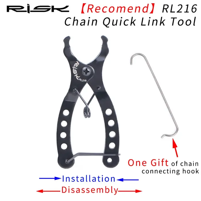 Risque pince de chaîne de cyclisme boucle magique Kit d'outils de vélo Mini