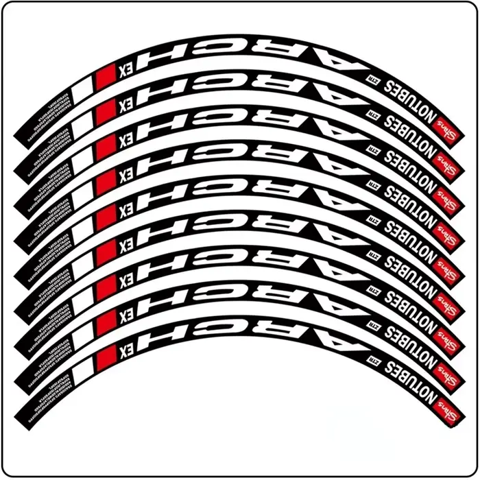Autocollant universel pour jante de vélo de route et VTT, décalcomanie de 20mm de largeur, 24, 26, 2