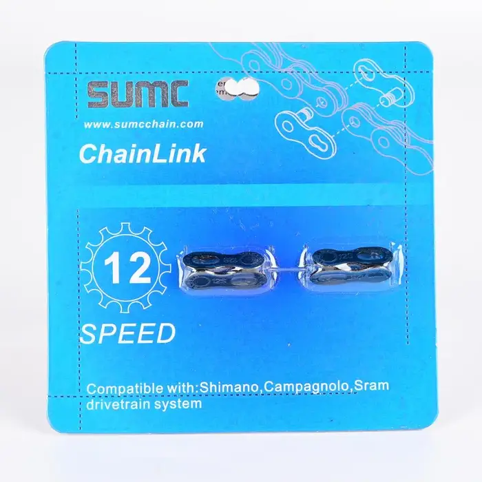 SUMC chaîne de vélo lien manquant boucle magique 11 12 vitesses argent or maillon