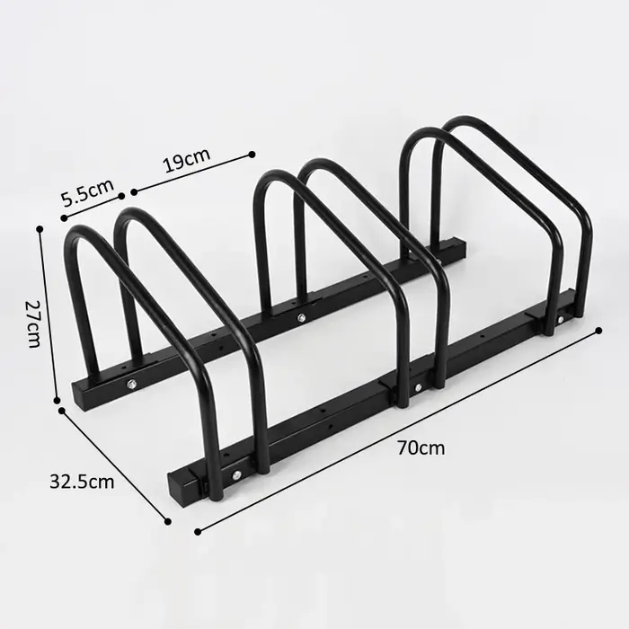 Support de stationnement au sol pour vélos de montagne, VTT, vélos de route, pour l'extérieur, l'int