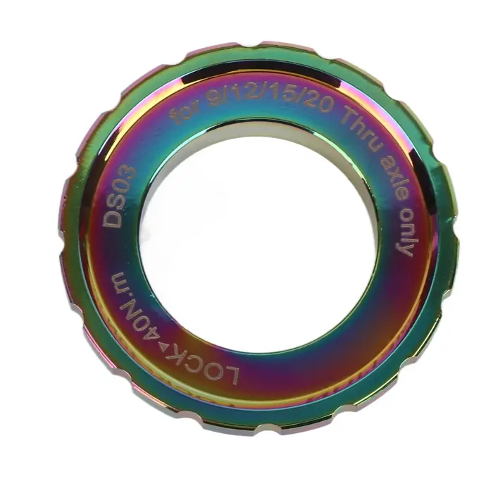 MEIJUN Centerlock Lockring Center Lock roues moyeu baril arbre disque Rotor anneau de verrouillage pour vélo VTT