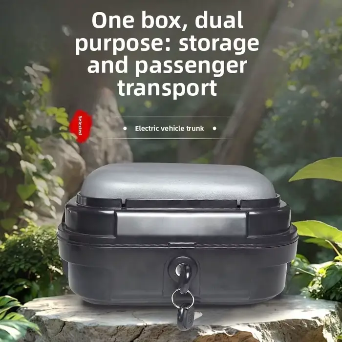Boîte de rangement pour coffre arrière de Scooter électrique