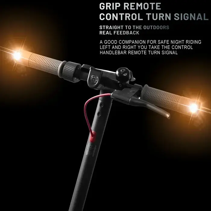 Poignée de guidon avec clignotants ou feu arrière pour trottinette électrique Ninebot Max G30 ES1 ES2 ES3 ES4, poignées de guidon avec feux clignotants