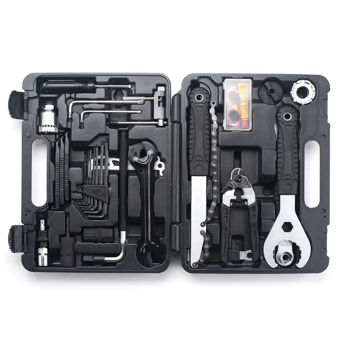 Trousse à outils professionnelle pour vélo 21 en 1 | Outil de réparation multifonction pour manivelle