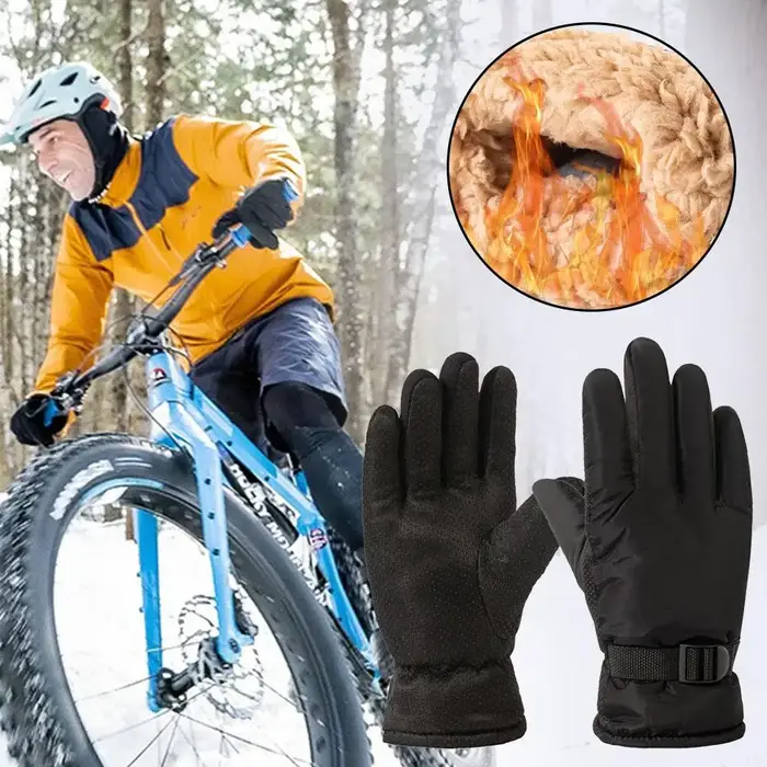 Gants de cyclisme épais pour hommes