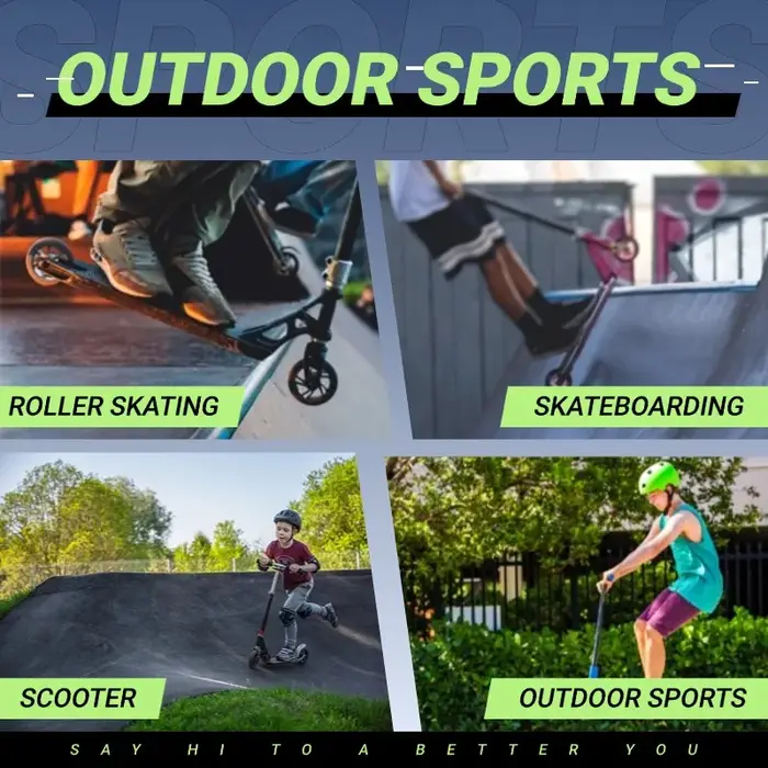Roues de scooter freestyle 110 mm avec noyau en aluminium 6063 et roulements ABEC-9 pour tricks résistants à l'usure et haute élasticité 88A