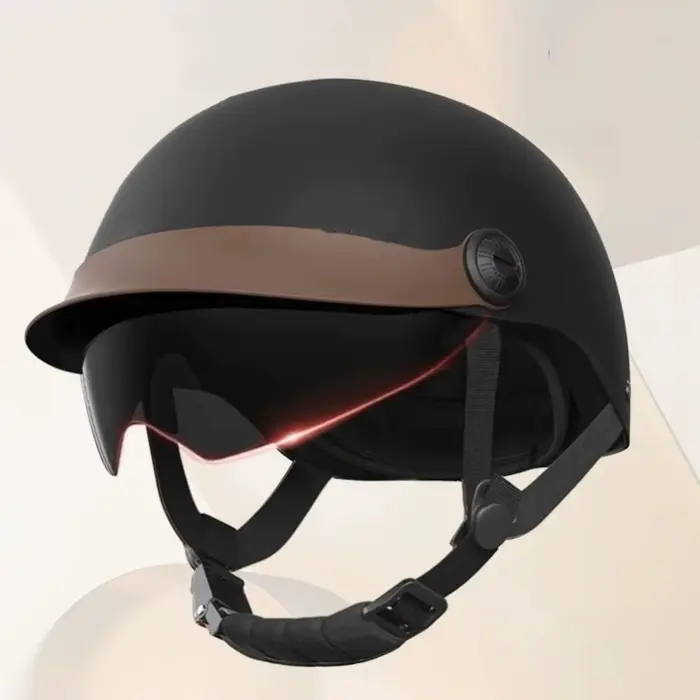 Casque de vélo électrique Ultra léger Vintage, protection solaire, demi-casque de moto respirant, prévention des chutes, casques de sécurité pour l'équitation