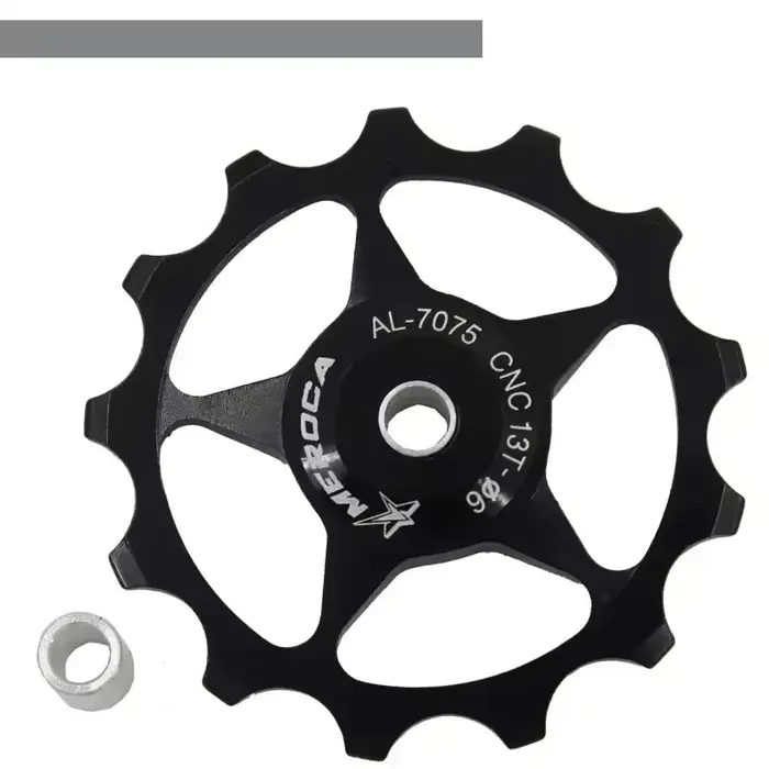 MEROCA 11T 13T vélo en alliage d'aluminium roue de guidage poulie arrière dérailleur Guide vtt roulement en céramique