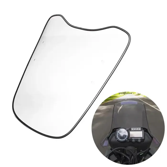 Pare-brise de moto universel coupe-vent Transparent Extension