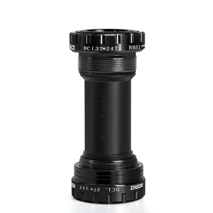 RIDERACE support de pédalier de vélo roulement scellé 24MM BB SET BC1.37-24T BB51 BB52 filetage 68-73mm pour arbre central de VTT