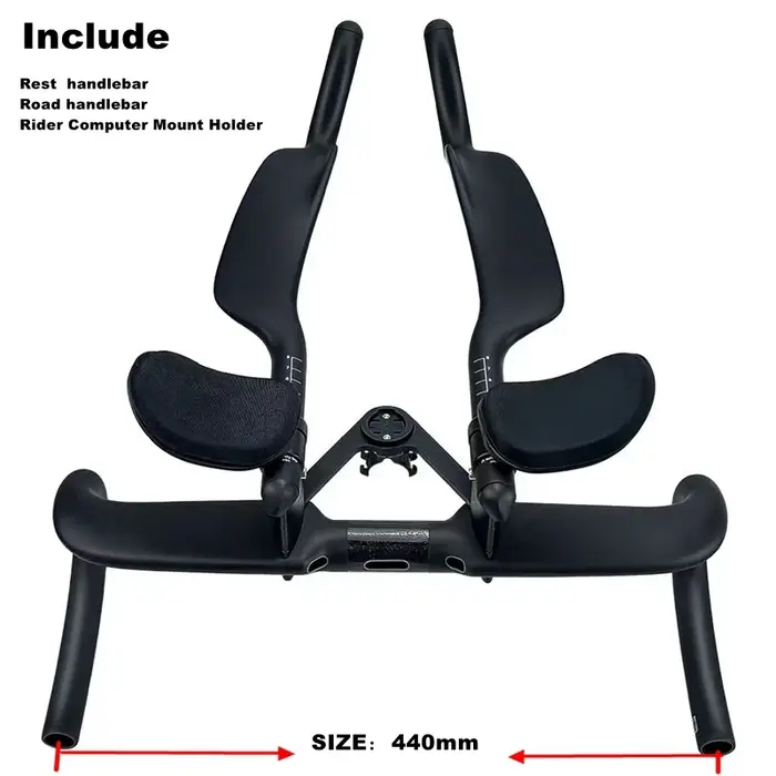 BIKEDOC HB26 guidon de route en carbone
