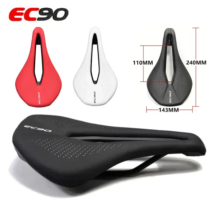 Selle EVA selle de vélo creuse selle de vélo de route confortable conception ergonomique selle vtt arc en acier coussin