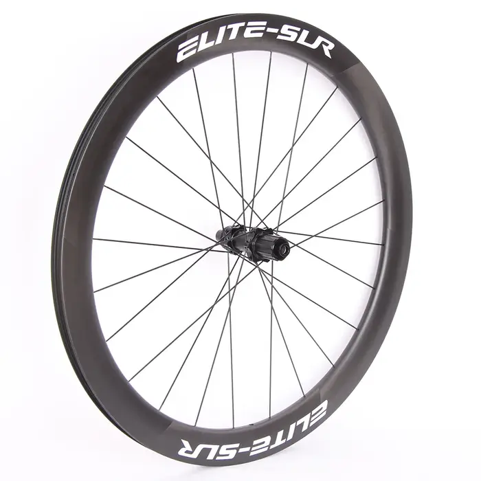 Roues ELITE-Paire de roues de vélo de route en carbone