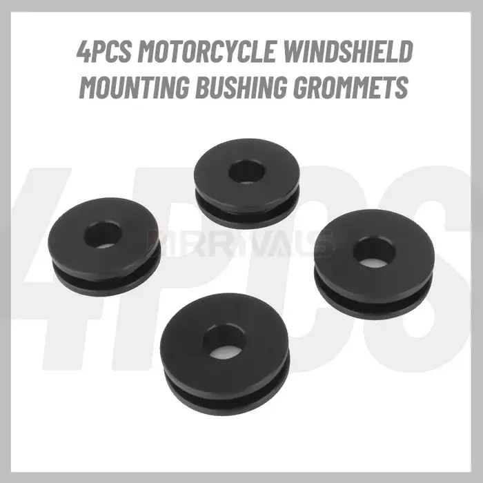 Accessoires de moto 4 pièces, bague de montage de pare-brise, œillet en plastique pour Harley Tourin