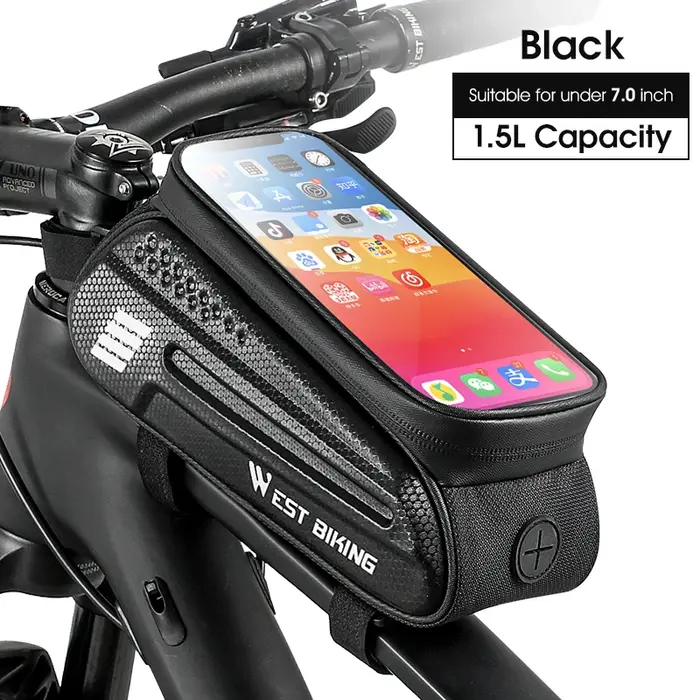 WEST BIKING – sac étanche pour téléphone portable 7.0 pouces