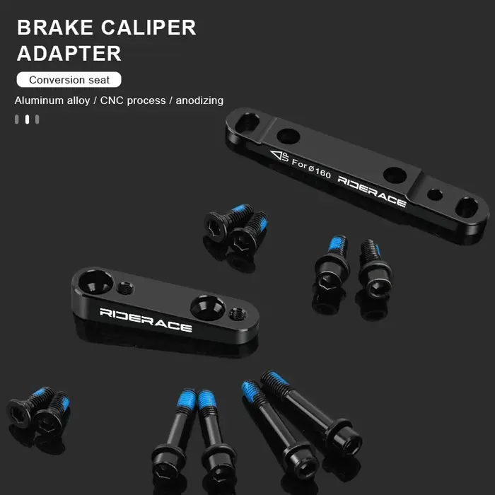 RIDERACE vélo de route frein à disque adaptateur de montage plat ultraléger pour vélo avant 140mm/16