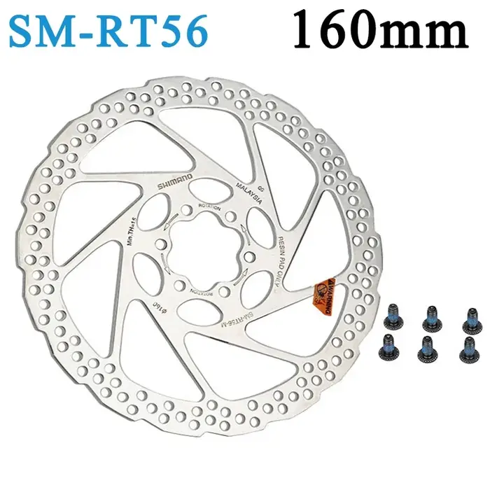 RT56 Rotor 180mm 160mm disque de frein DEORE SM RT56 disques Rotor 160 mm 6 boulons VTT disque de fr