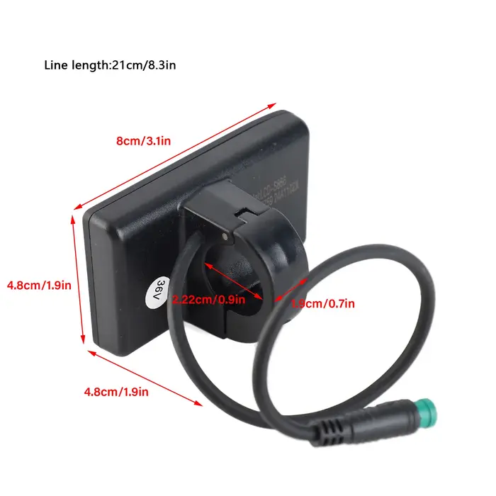 Écran LCD pour vélo électrique