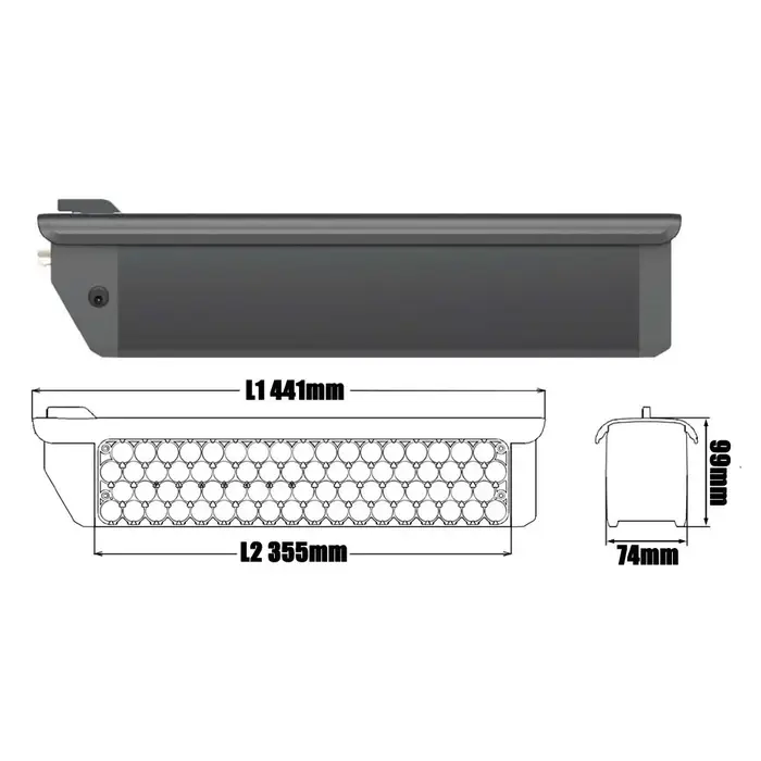Batterie de vélo électrique KBO Ranger 48V 13Ah 15Ah 17.5Ah