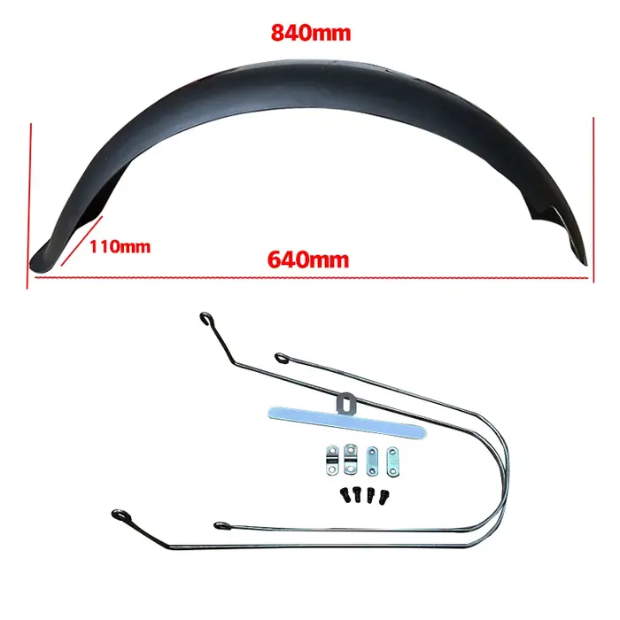Garde-boue pour vélo à pneus larges de 20 pouces 3.0-4.0