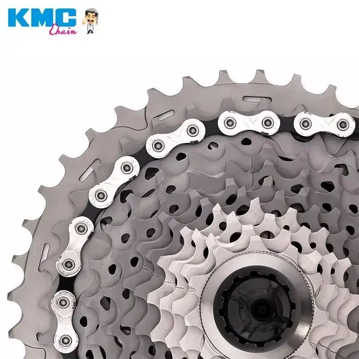 Chaîne de vélo KMC X8 X9 X10 X11 X12 pour route/VTT 8v 9v 10v 11v 12v 118L 126L, chaîne de vélo électrique avec Quick-Link pour SHIMANO SRAM
